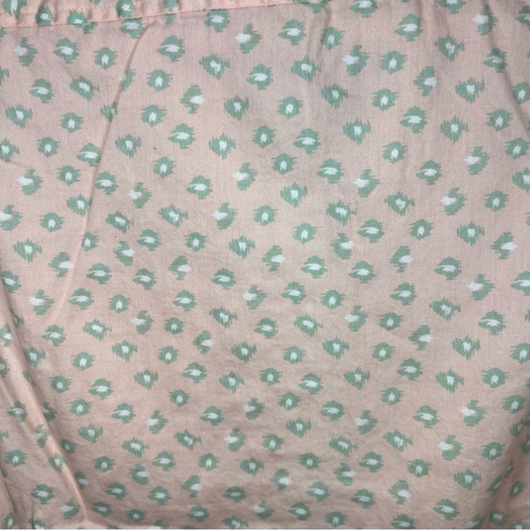 Cabernet women’s sleeveless button down shirt Peach & mint Large - Picture 6 of 7